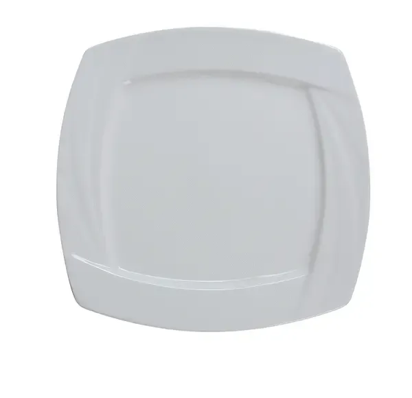 Yanco MM-10-SQ 10-Inch Miami Porcelain Square White Plate, DZ