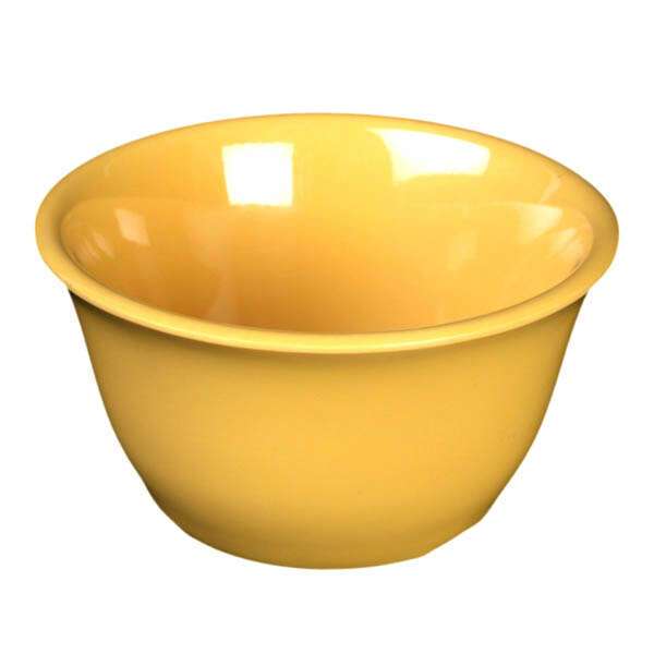 Yanco MS-303YL 7 Oz Milestone Melamine Round Yellow Bouillon Cup, 48/CS