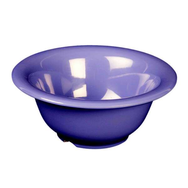 Yanco MS-5510BU 10 Oz Milestone Melamine Round Blue Soup Bowl, 48/CS