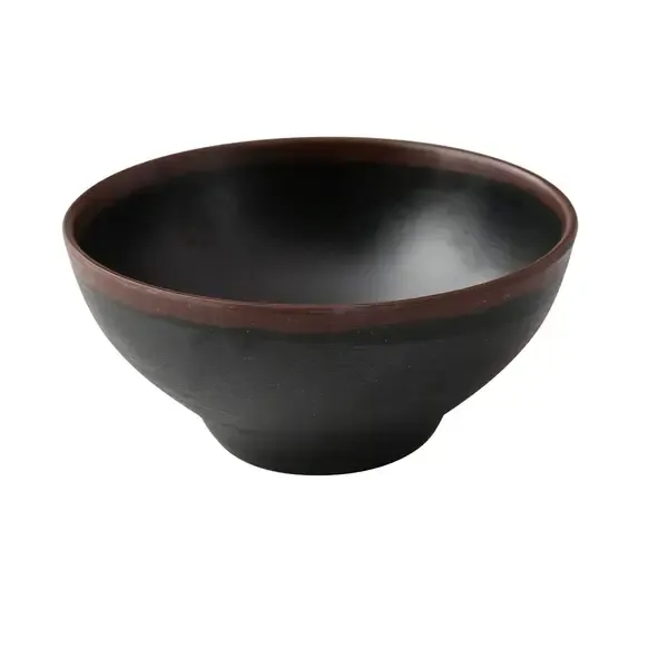 Yanco NA-605BK, 5.5x2.5-Inch 16 Oz Nature Art Cereal Bowl, 48/Pack