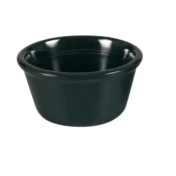 Yanco NC-536BK, 2.88-Inch 2 Oz Melamine Black Smooth Ramekin, 72/Pack
