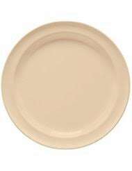 Yanco NS-109T 9-Inch Nessico Melamine Round Tan Dinner Plate, 24/CS