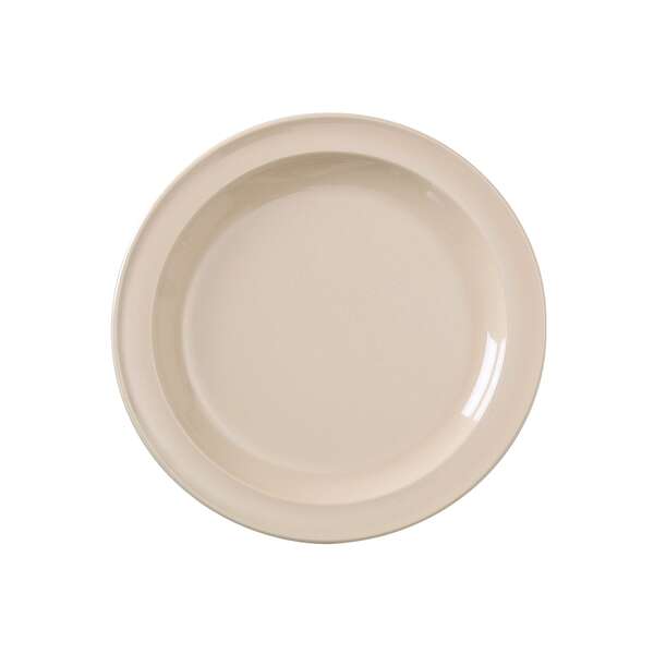 Yanco NS-110T 10.25-Inch Nessico Melamine Round Tan Dinner Plate, 24/CS