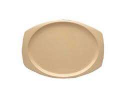 Yanco NS-211T 11.5x7.5-Inch Nessico Melamine Rectangular Tan Platter, 24/CS