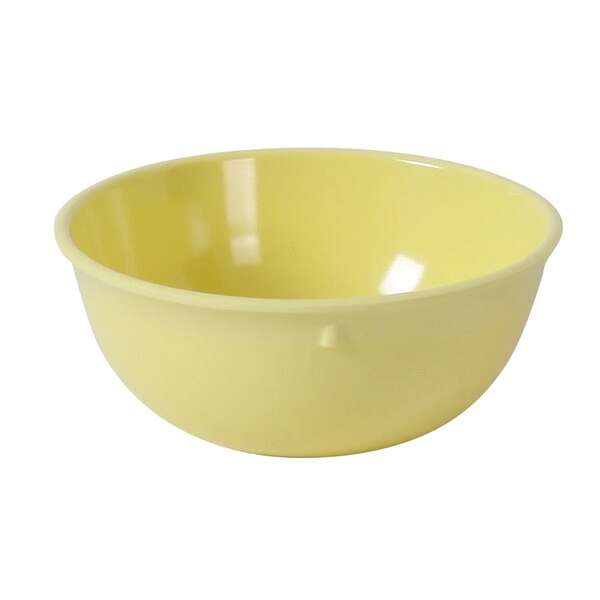 Yanco NS-315Y 15 Oz 5.25-Inch Nessico Melamine Deep Round Yellow Nappie, 48/CS