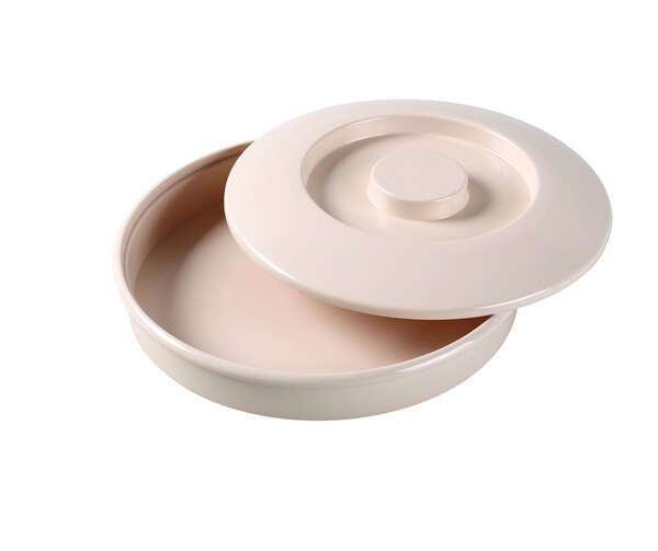 Yanco NS-608T 8.25-Inch Nessico Melamine Round Tan Tortilla Server With Lid, DZ