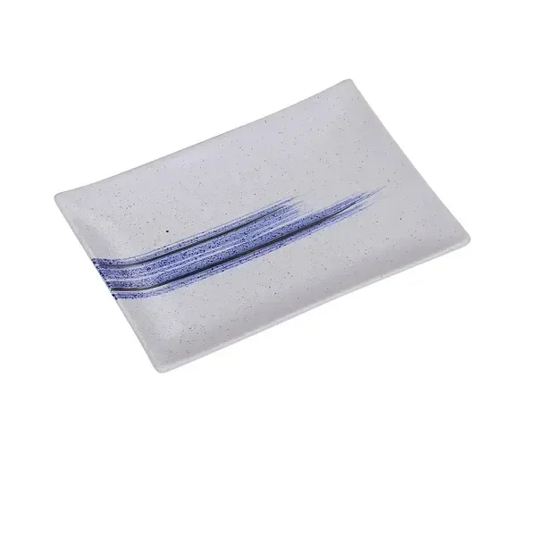 Yanco OC-310, 10x7x1.12-Inch Ocean Rectangular Plate, 24/Pack