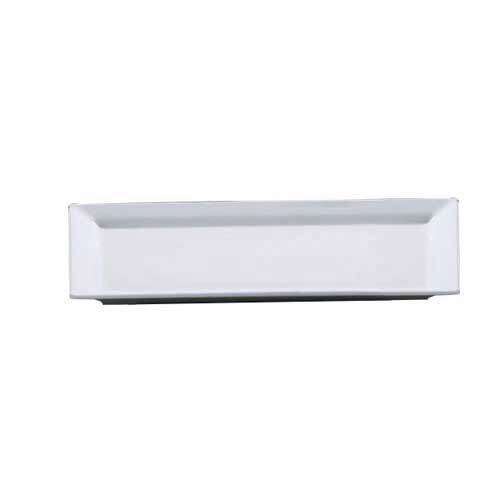 Yanco OK-7014 14x7-Inch Osaka Melamine Rectangular White Plate, DZ