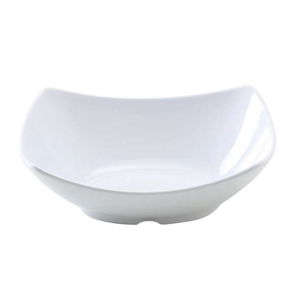Yanco OK-808 20 Oz 7.75x6x2.5-Inch Osaka Melamine Rectangular White Bowl, 48/CS
