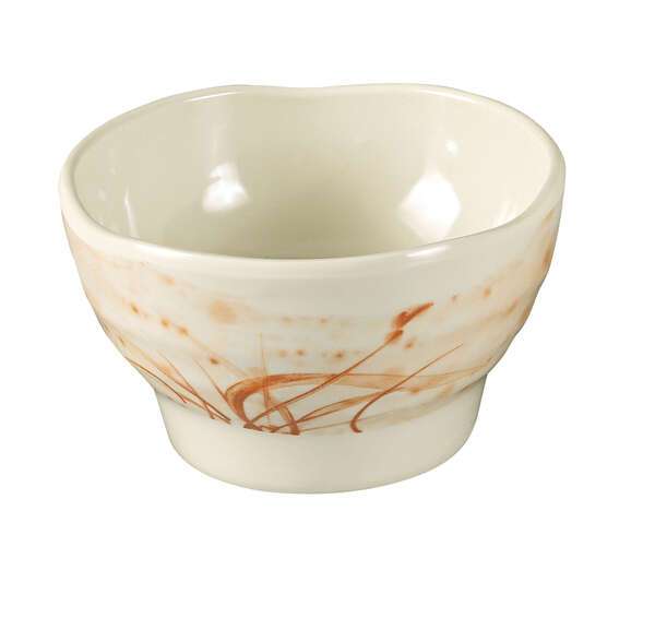 Yanco OR-3703 3 Oz 3-Inch Orchis Melamine Round Gold Sauce Dish, 72/CS