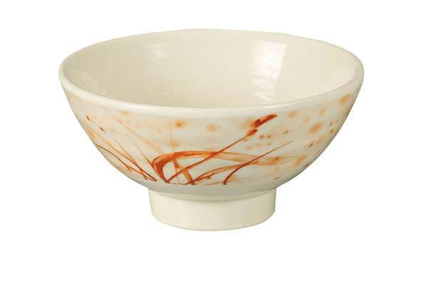Yanco OR-5707 24 Oz 7x3-Inch Orchis Melamine Round Gold Soup Bowl, 24/CS