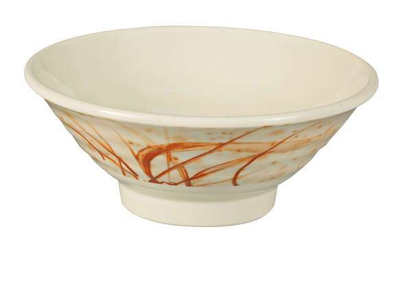 Yanco OR-5708 42 Oz 8.5x3.25-Inch Orchis Melamine Round Gold Bowl, 24/CS