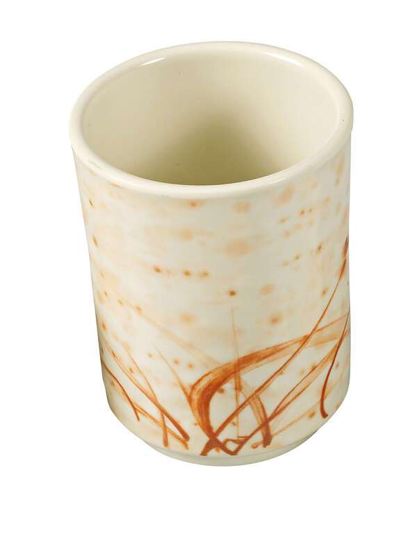 Yanco OR-9305 10 Oz 3x4-Inch Orchis Melamine Round Gold Tea Cup, 48/CS