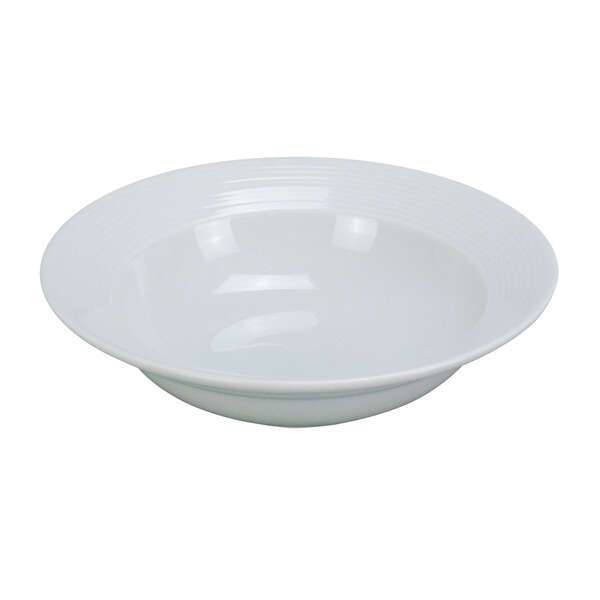 Yanco PA-505 5.5 Oz 5.25-Inch Paris Porcelain Round Super White Fruit Bowl With Smooth Surface, 36/CS
