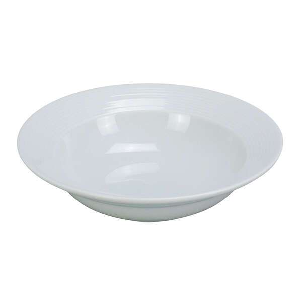 Yanco PA-506 11.5 Oz 6.785-Inch Paris Porcelain Round Super White Grapefruit Bowl With Smooth Surface, 36/CS