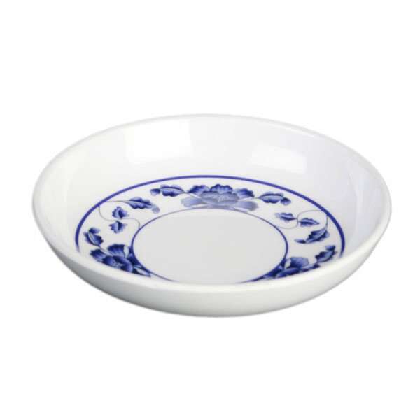 Yanco PO-1101 2.5-Inch Peony Melamine Round White Sauce Dish, 72/CS