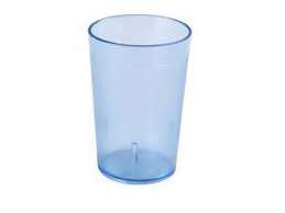 Yanco PT-020B 20 Oz Plastic Blue Tumbler, 72/CS