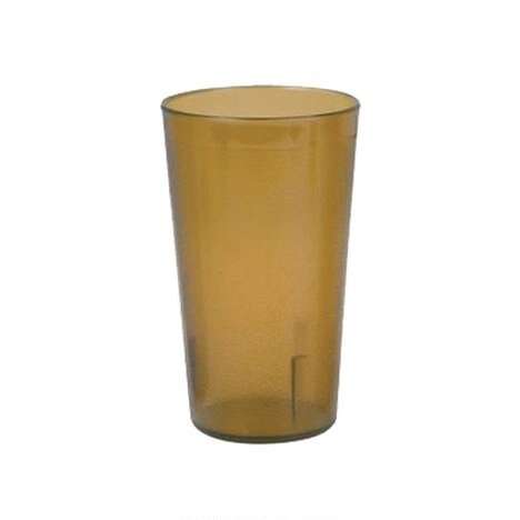 Yanco PT-024A 24 Oz Plastic Amber Tumbler, 72/CS (Discontinued)
