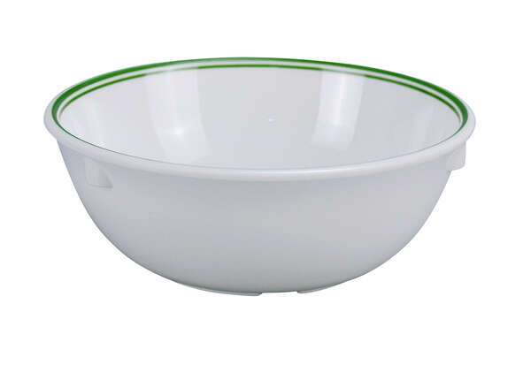 Yanco PT-314 11 Oz 4.875x1.75-Inch Pine Tree Melamine Deep Round White Nappie, 48/CS