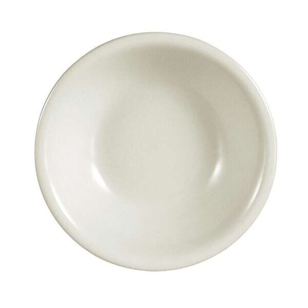 Yanco RE-010 22 Oz 10.25x7.5x2-Inch Porcelain American White Deep Oval Baking Bowl, DZ