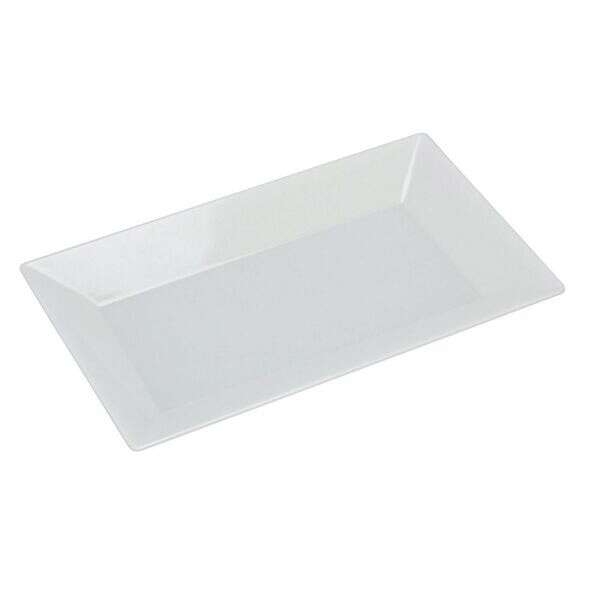 Yanco RM-214 14x8-Inch Rome Melamine Rectangular White Plate, DZ