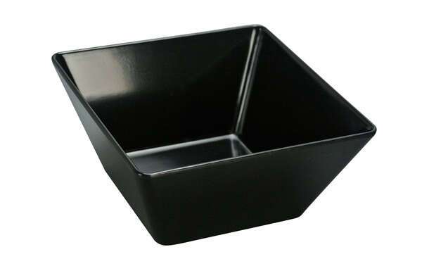 Yanco RM-412BK 8 Qt 12x5.875-Inch Rome Melamine Deep Square Black Bowl, DZ