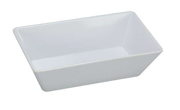 Yanco RM-618 17.75x11.75x2.5-Inch Rome Melamine Rectangular White Tray, 6/CS