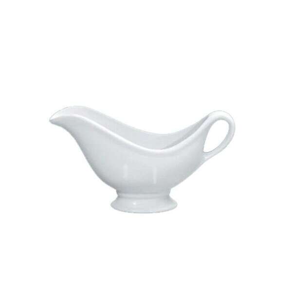 Yanco SB-8 8.5 Oz 8.5x2.5x5-Inch Porcelain White Sauce Boat, 24/CS