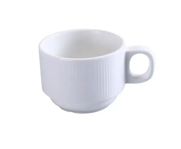 Yanco SI-001 7 Oz 3.375x2.5-Inch Siena Porcelain Round White Coffee/Tea Cup, 36/CS