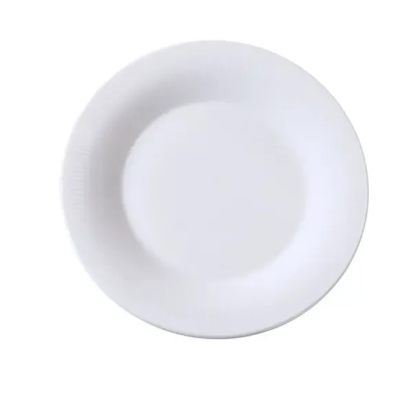 Yanco SI-107 7x0.75-Inch Siena Porcelain Round White Plate, 36/CS