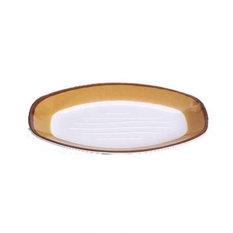 Yanco SL-310 10-Inch Soul Melamine Oval Plate, 24/CS (Discontinued)