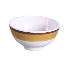 Yanco SL-504 3.75-Inch 7 Oz Soul Melamine Rice Bowl, 48/CS (Discontinued)