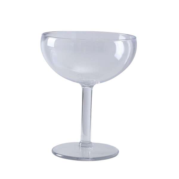 Yanco SM-16-MG 4.75x6.5-Inch 16 Oz Clear Plastic Stemware Margarita Glass, 24/CS