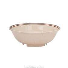 Yanco SS-507 7.5x2.5-Inch DEEP 32 Oz Sesame Melamine Rim Soup Bowl Beige, 48/CS