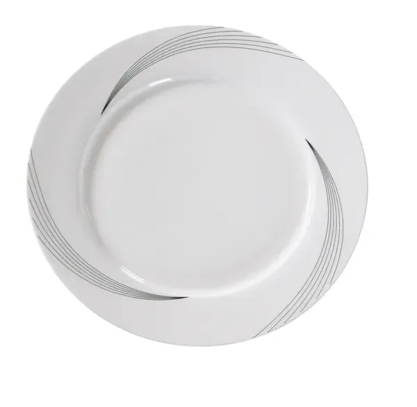 Yanco UR-109 9-Inch Urban Line Porcelain Round Bone White Plate, 24/CS