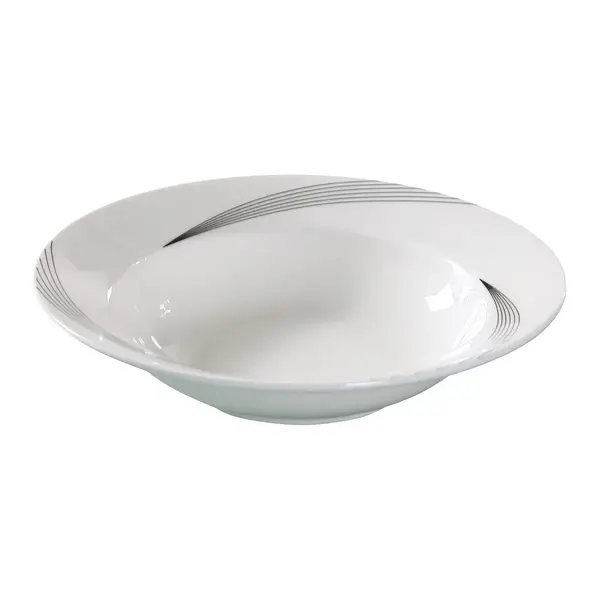 Yanco UR-506 11.5 Oz 6.375-Inch Urban Line Porcelain Round Bone White Grapefriut Bowl, 36/CS