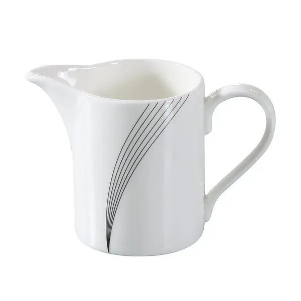 Yanco UR-PC 6.5 Oz 3.125x3.5-Inch Urban Line Porcelain Round Bone White Creamer, 36/CS