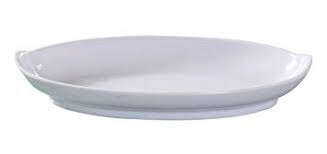 Yanco VE-410 9.5x5.5-Inch 12 Oz Venice Melamine Oval Deep Plate, 24/CS