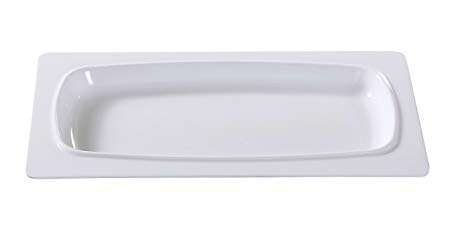Yanco VE-413 12.75x6.75-Inch Venice Melamine Deep Rectangular Plate, DZ
