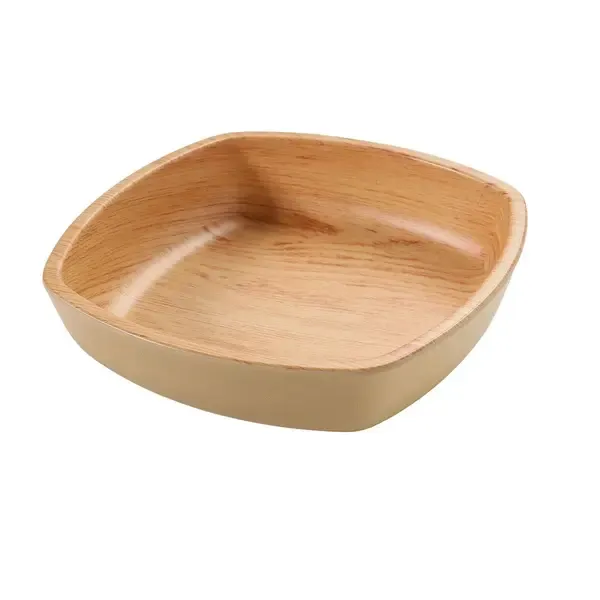 Yanco WD-2306, 5.75x2-Inch 14 Oz Wooden Tray Square Bowl, 36/Pack