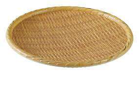 Yanco WD-507 7-Inch Melamine Wooden Look Round Tray, 36/CS