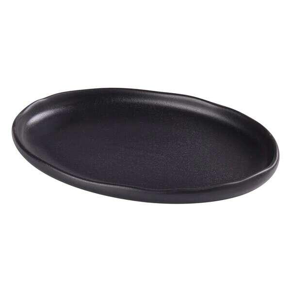 Yanco NB-214, 14.5x9.5x1.37-Inch Ceramic Oval Plate, 12/CS