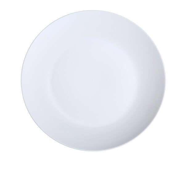 Yanco PS-12-C 12-Inch Piscataway Porcelain Round White Coupe Plate, DZ
