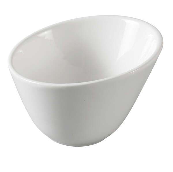Yanco PS-2006 18 Oz 6-Inch Piscataway Porcelain Round White Sheer Bowl, 24/CS