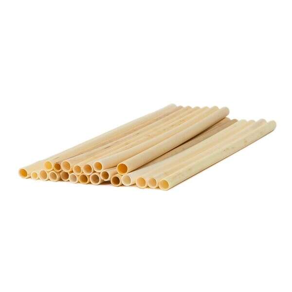 YesStraws CRS7W, 7.87-Inch Jumbo Wrapped Eco Cane Reed Straw, 250/PK