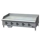 Admiral Craft Equipment Corp Admiral Craft BDCTG-60T, 60-inch Black Diamond Countertop Gas Griddle with Thermostatic Controls, 150,000 BTU