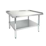 Admiral Craft Equipment Corp Admiral Craft ES-3048, 30x48-inch Stainless Steel Equipment Stand with Galvanized Undershelf and Legs