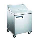 Admiral Craft Equipment Corp Admiral Craft GRSL-1D, 27-inch 1 Solid Door Grista Salad/Sandwich Prep Table, 6 Cu.Ft.