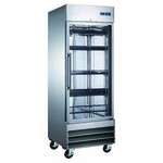 Admiral Craft Equipment Corp Admiral Craft USFZ-1D-G, 29-inch Single Glass Door Commercial Reach-In Freezer, 23 Cu.Ft.