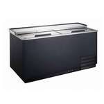 Admiral Craft Equipment Corp Admiral Craft USGF-2L, 50-inch Double Lid Black Glass Froster, 12.2 Cu.Ft.